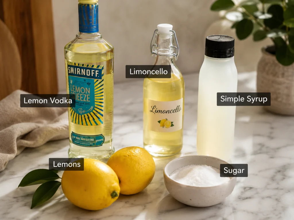 Best Lemon Drop Martini Recipe, Classic & Easy | 5 Minutes lemon drop martini recipe ingridents